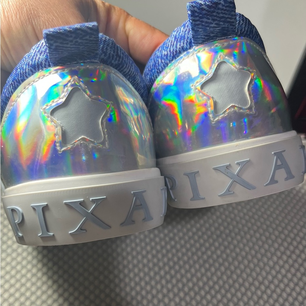 Disney Pixar slip on  Sneakers with Toy Characters women size 10 - Picture 5 of 8